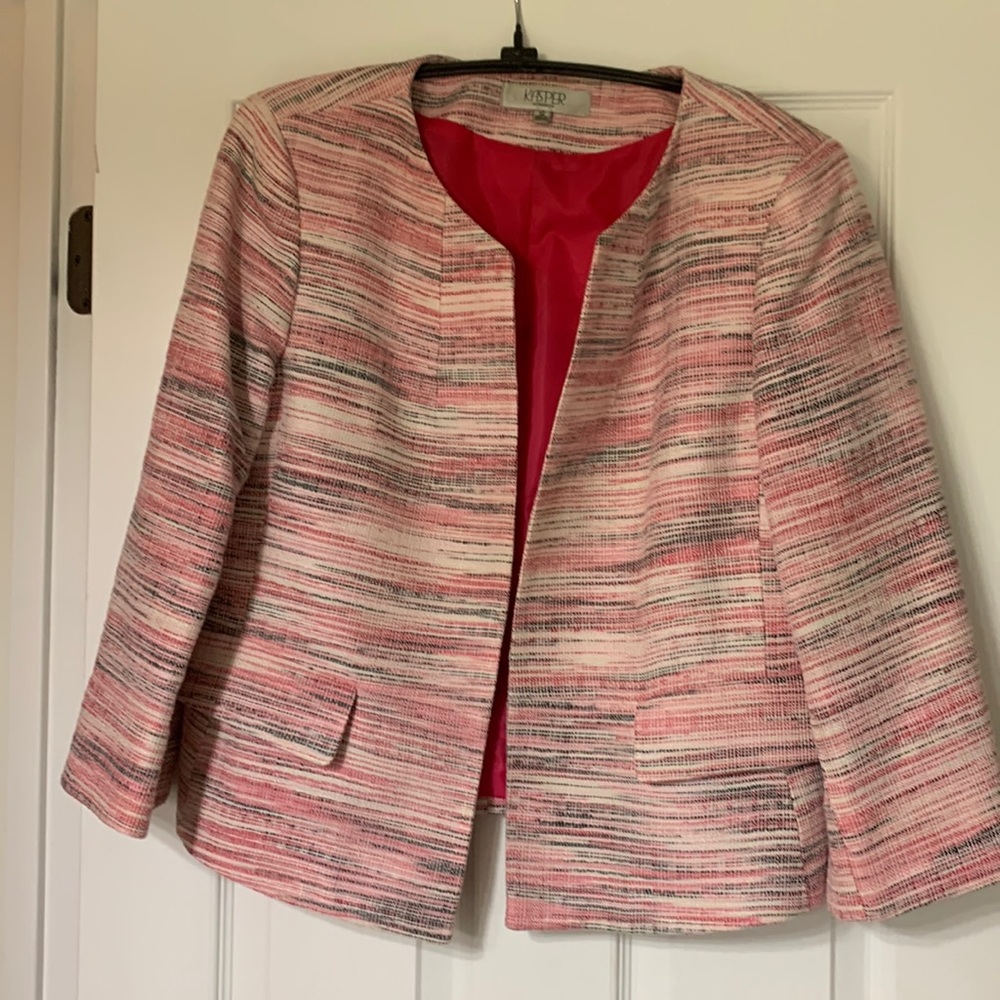 Kasper jacket, size 12 multi colored.